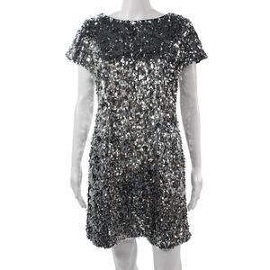 sequin short sleeve shift dress vince camuto Amazon.com: Vince Camuto Women's Dress,Ivory,2 : Clothing, Shoes & Jewelry